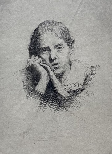 Radierung peter vilhelm - radierung, ilsted