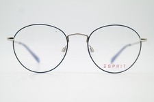 Brille ESPRIT ET17587 Silber Blau Oval Brillengestell eyeglasses Neu