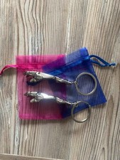 2 Schlüsselanhänger, springender Panther, Jaguar, Keychain, Schlüsselring, Auto