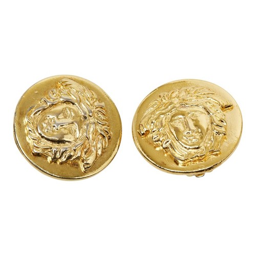 Versace medusa rund ohrring - medusa,