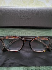 Burberry Havanna Brillengestell Hexagonal Kunstsstoff  Damen gebraucht NP 200Eur