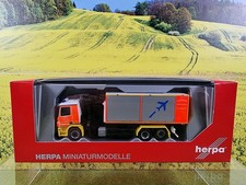 1:87 Herpa 091206 MB Actros WLF AB-Rüst Feuerwehr Hamburg Flughafen Airport OVP