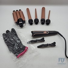 BESTOPE Lockenstab 25mm Keramik Ionen Lockenwickler 8 Temp. Schnell Roségold