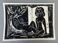 Gouache-Druck oder Abdruck