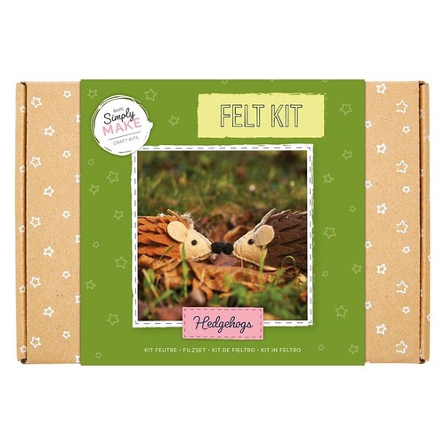 Bastelset filz igel - bastelset, für