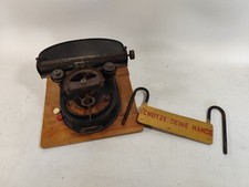 Schreibmaschine typewriter Geniatus Tietze Leipzig ? Zeigermaschine Geka um 1920