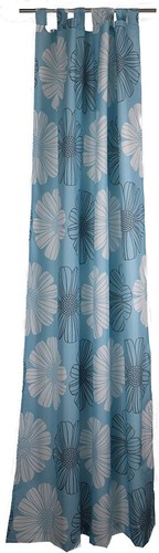Schlaufenschal vorhang blumen - schlaufenschal,