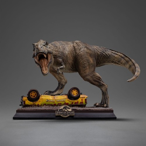 Jurassic park rex statue - park, t-rex