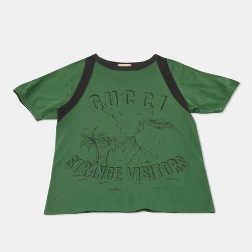 Gucci kinder grün bedrucktes - gucci,
