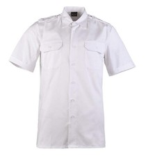 Diensthemd weiß kurzarm