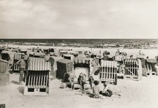 01-529 Ansichtskarte Heringsdorf Ostseebad Strand Usedom Vorpommern-Greifswald