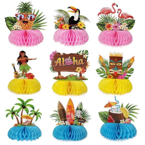 Hawaii party deko 9er set - party,