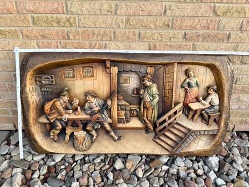 Holzgeschnitztes bild - holzgeschnitztes,