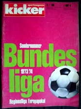 kicker Sonderheft Bundesliga 1973/1974, 73/74  (top Zustand)