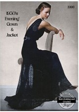 30er Jahre Abendkleid & Jacke