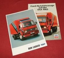 Prospekt FORD Cargo , LKW  1983 IAA Nutzfahrzeuge
