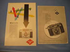 Agfa Karatu.a. 2 Werbeanzeigen