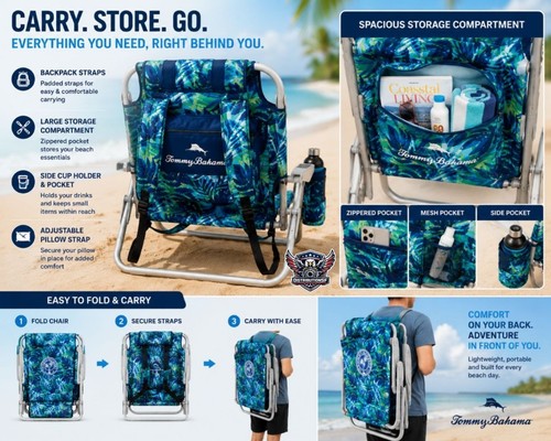 Tommy bahama backpack beach - bahama,