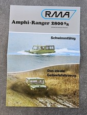 Amphi Ranger 2800 SR 1983 (A1268) Broschüre Prospekt FAKSIMILE Archiv Verlag A