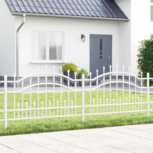 Gartenzaun kampen weiß - gartenzaun,
