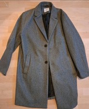 Grauer Herren Wintermantel