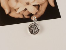 Anhänger 925 Silber Kompass klein Neu