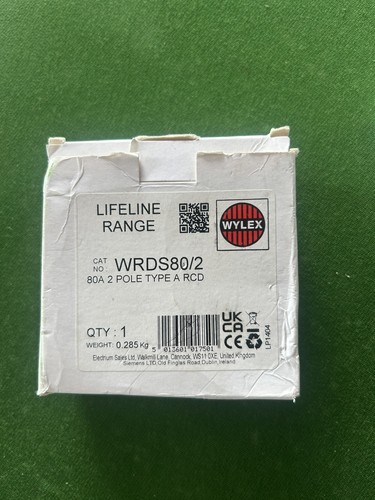 Wylex 80a 240v - 80a,