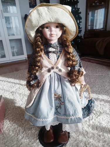 Vintage porzellan puppe - vintage,
