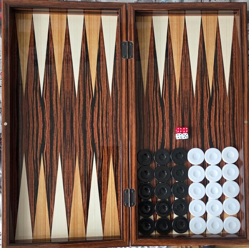 Backgammon spiel holz - backgammon,