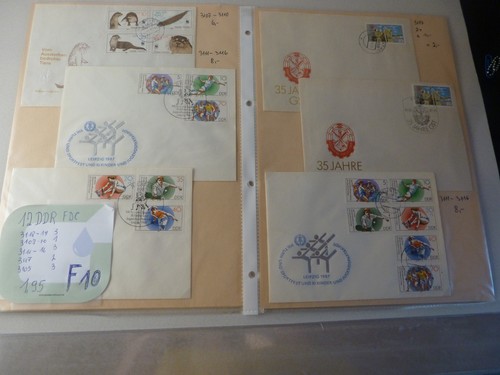 Ddr ersttagsbriefe fdc - x,