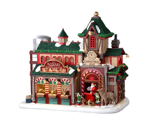 Lemax santa s reindeer - -,