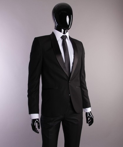 Slim fit smoking schwarz - fit,