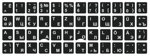 Tastaturaufkleber