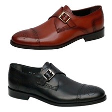 Monkstrap Schuhe Herren Leder*1042*