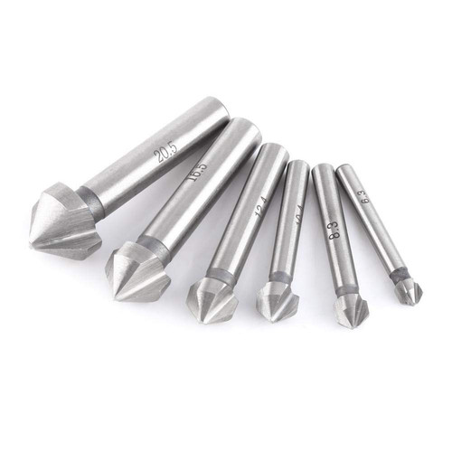 Kegelsenker set 6 stück - kegelsenker,