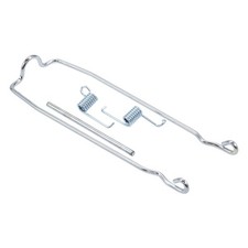 Gepäckträger chrom + Klammer für Hercules Prima 2 3 4 5 S Optima Spannbügel