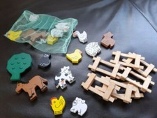 Holztiere bauernhof figuren - holztiere,, bauernhof,