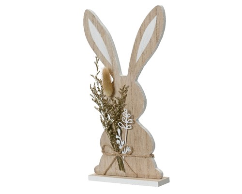 Dekofigur osterhase 30cm holz - dekofigur,