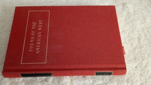 Poems the american west - poems, of