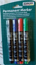 4er Set Permanent Marker von