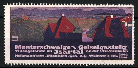 Künstler reklamemarke ludwig - künstler-reklamemarke,
