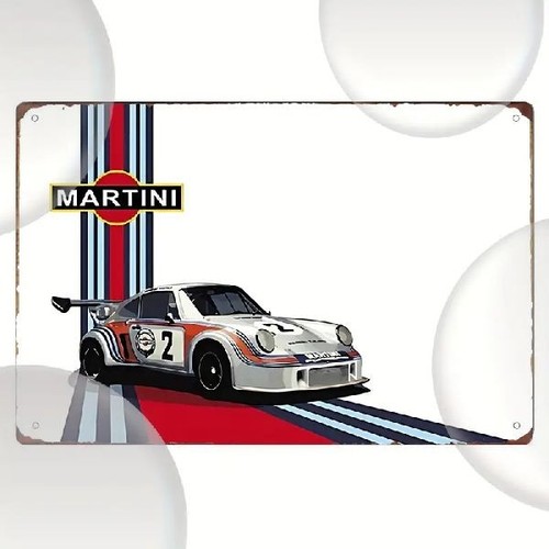 Blechschild martini race car - martini,