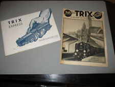 Rarität - 2 sehr alte TRIX Eisenbahn Kataloge Rudolph Karstadt