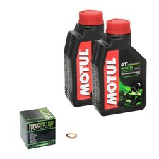 Suzuki SIXteen 125 (UX 125), Bj. 08-13 MOTUL 5100 Öl + HiFlo Ölfilter