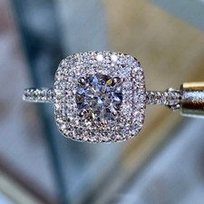 1,88 TCW runder Moissanit