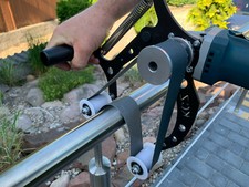 Rohrbandschleifer Anbausatz DeWalt 4257 , Bosch GWS , Metabo WEV , Makita CVR