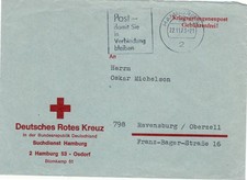 Bundesrepublik, portofreie Kriegsgefangenenpost 1973, Suchdienst Rotes Kreuz