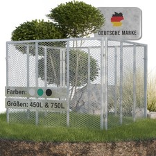 Metall-Komposter Garten groß XXL Schnellkomposter Gitter 450L 750L rattensicher
