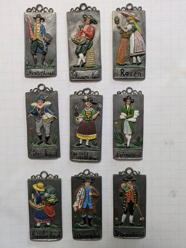 Zinn bilder 8x3 sammlung - bilder, 8x3.5