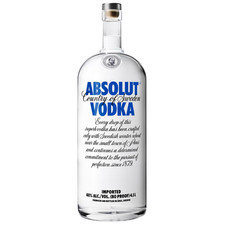 Absolut vodka blue liter - blue,